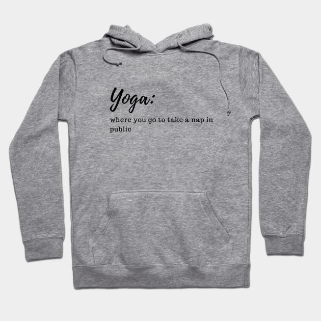 yoga relateable Hoodie by Patterns-Hub